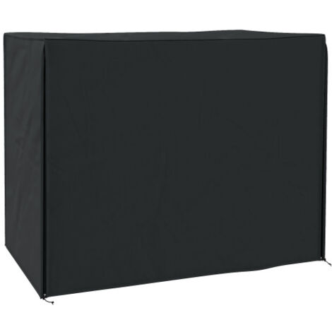 Housse imperméable pour balancelle de jardin avec protection UV Oxford Noir 220 x 125 x 172 cm (1/5)