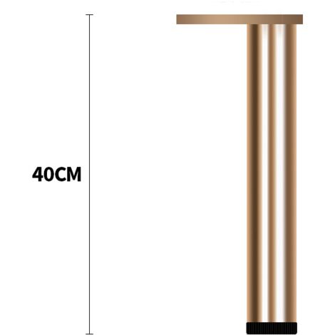 Pieds de meuble réglables en aluminium, pieds pour meuble cuisine salle de bain hauteur 40 cm,paquet de 4 pièces (1/5)