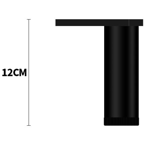 Pieds de meuble réglables en aluminium, pieds pour meuble cuisine salle de bain hauteur 12 cm,paquet de 4 pièces (1/5)