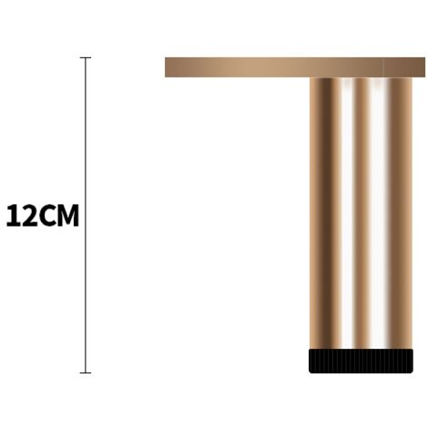 Pieds de meuble réglables en aluminium, pieds pour meuble cuisine salle de bain hauteur 12 cm,paquet de 4 pièces (1/5)