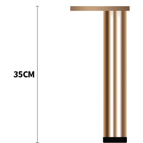 Pieds de meuble réglables en aluminium, pieds pour meuble cuisine salle de bain hauteur 35 cm,paquet de 4 pièces