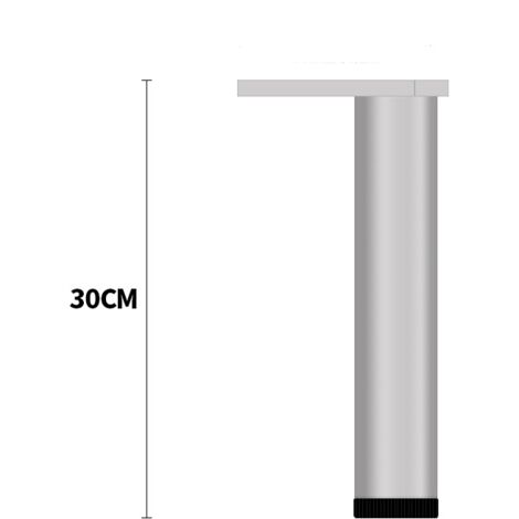 Pieds de meuble réglables en aluminium, pieds pour meuble cuisine salle de bain hauteur 30 cm,paquet de 4 pièces (1/5)
