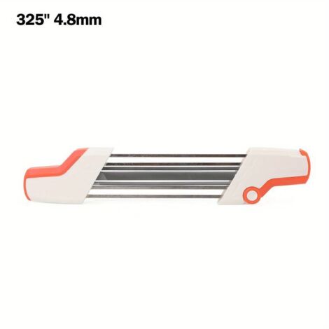 2-in-1 Schnellschärffeile für STIHL Kettensägenketten (325" Kettenstärke 4,8 mm) – Präzisionswerkzeug zum einfachen Schärfen der Sägezähne (1/5)