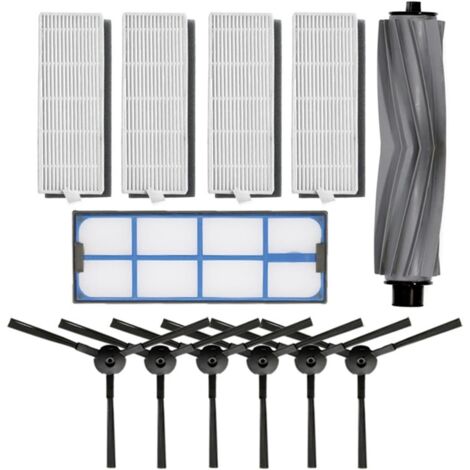 Kompatibel mit iLife-Kehrmaschinenzubehör: A8, A6, X620, X623 Filter, Seitenbürste, Walze, Filter, Seitenbürste (1/5)