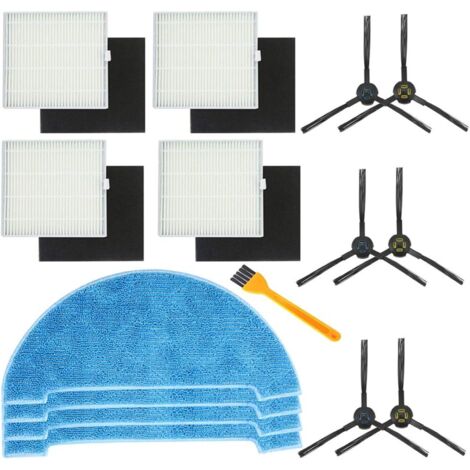 Ersatzteilsets für ILIFE V8s/ILIFE V80 Max Saugroboter: Seitenbürsten, Filter und Reinigungstuch. (1/5)