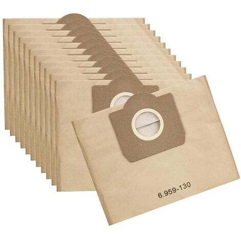12 Stück. Kompatibel mit dem Filterbeutel für Kärcher Staubsauger 6.959-130.0 WD3200 WD3300. (1/5)