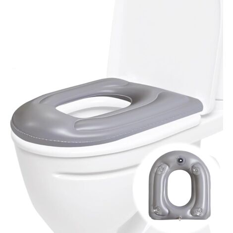 Aufblasbares Toilettensitzkissen mit Saugnäpfen, universell für alle Jahreszeiten, tragbares Anti-Druck-Hämorrhoidenkissen für Kinder (1/5)