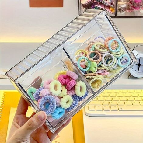 Schmuckaufbewahrungsbox ohne Bohren, wandmontierte Aufbewahrungsbox für Haarnadeln, ästhetische Raumdekoration, Wohnaccessoires, Küchenaccessoires, Badezimmerdekoration, Schlafzimmerdekoration (1/5)