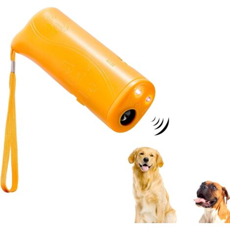 Ultraschall-Hundetrainingsgerät – tragbares Zweikanal-Antibellgerät zur Angstreduzierung, wirksame Verhaltenshilfe für Hunde, sicher & tierfreundlich im Einsatz (1/5)