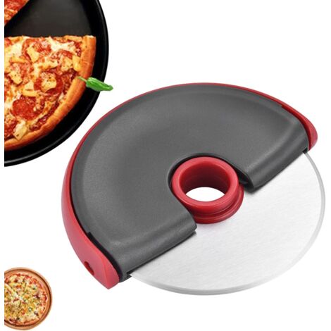 Pizzaschneider mit rutschfestem ABS-Griff und Schutzkappe – für Restaurants und Bäckereien, scharf, sicher & ergonomisch (1/5)