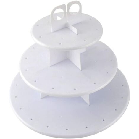 Cupcake-Ständer aus Kunststoff mit 48 Mulden, Gitter für Muffins und Kuchen, ideal für Hochzeiten und Partys (1/5)