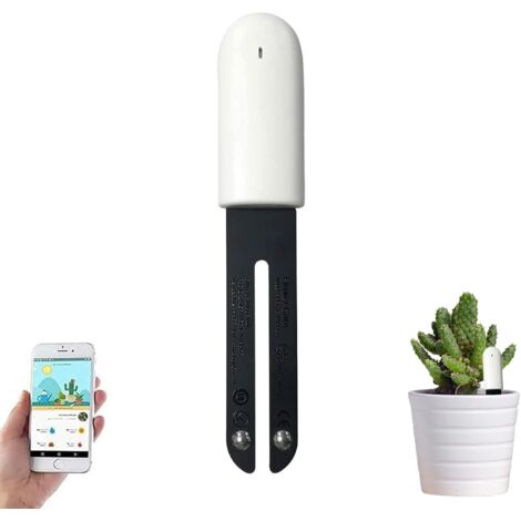 Intelligenter Bodensensor für Pflanzen, automatische Überwachung von Feuchtigkeit, Licht, Nährstoffen und Temperatur für vernetztes Gärtnern (1/5)