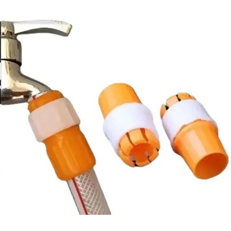 Set mit dreißig universellen Wasserhahnanschlüssen, 20 bis 24 Millimeter, Adapter für Bewässerungs- und Gartenschläuche (1/5)