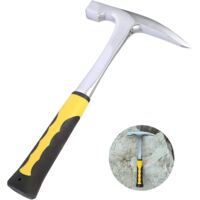 Doppelköpfiger Geologiehammer zur manuellen Mineralexploration – ein Werkzeug für Geologen, robust, ergonomisch & langlebig