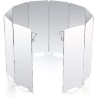 Aluminium-Windschutz für Campingkocher – Windschutz für Grill- und Outdoor-Kochgeräte, leicht, stabil & sorgt für gleichmäßige Hitze