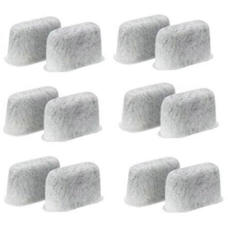 Lot de 12 filtres à eau de rechange au charbon actif pour toutes les cafetières Cuisinart, DCC-RWF
