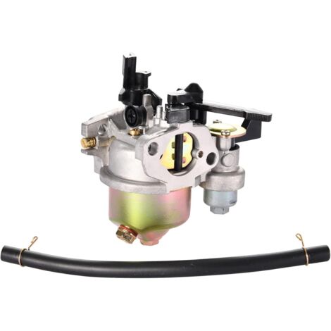 Carburateur 19 mm avec durite d'essence de remplacement pour moteurs GX140, GX160, GX168 et GX200 de 5,5 et 6,5 CV