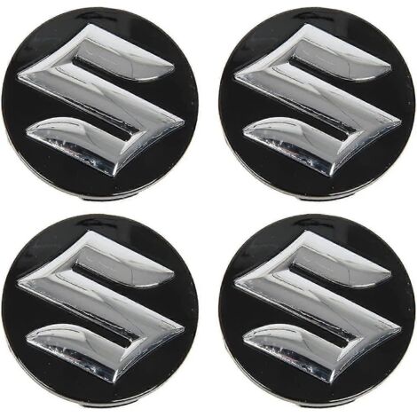 4 enjoliveurs centraux de 54 mm pour Suzuki Swift, SX4, S-Cross, Ignis, Vitara, Solio, Bandit et Swace, protection antirouille pour jantes.