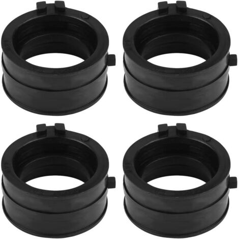 Lot de 4 manchons anti-poussière pour collecteur d'admission de carburateur pour CBR600F2, CBR600F3 et CBR600SJ, connecteurs de manchons anti-poussière pour collecteur d'admission de carburateur de mo