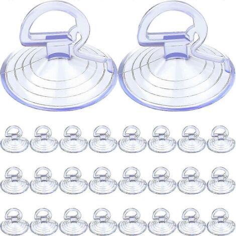 Lot de 24 ventouses pare-soleil pour pare-brise de voiture, petites ventouses en PVC pour vitres de voiture
