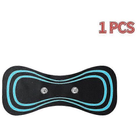 1 à 50 électrodes en gel pour masseur de cou, électrostimulateur musculaire, patchs de stimulation dorsale, outils de massage pour soulager la douleur cervicale et dorsale