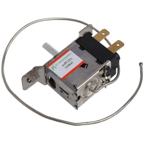 Thermostat de réfrigérateur WPF22A à 2 broches avec cordon métallique de 30 cm