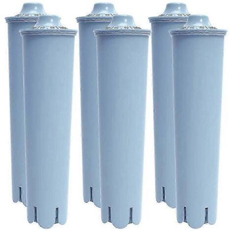 Lot de 6 filtres à eau bleus Jura Clearyl Claris pour machines à café