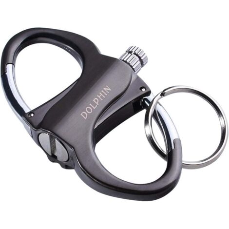 Briquet Infinity à allumette permanente avec porte-clés, le briquet éternel, ensemble allume-feu d'urgence