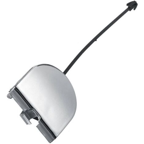 MACSYS Cache de protection chromé pour œillet de remorquage de pare-chocs arrière, pièce de rechange pour Fiat 500 (2007-2012), accessoire auto 735455393