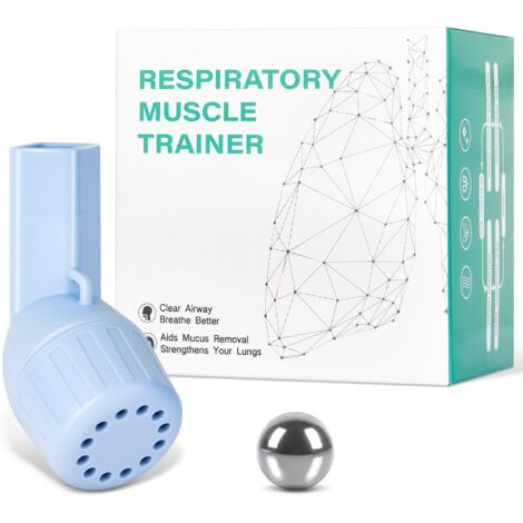 Appareil d'exercice pulmonaire et de dégagement des mucosités, Dégageur de mucosités, Appareil d'exercice respiratoire portable, Améliore la forme physique et le sommeil