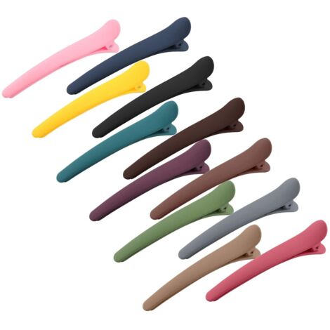 Pinces à cheveux Ctmw pour coiffeurs, lot de 12 pinces à cheveux pour coiffeurs (1/3)