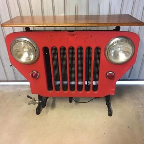 Décorations rétro pour la maison ou le bureau, style steampunk, avec des phares de voiture. (1/3)