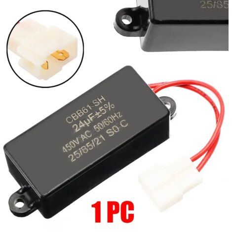 Condensateur neuf 24 µF CBB61 pour générateur 450 V CA, compatible avec les générateurs essence et diesel sans balais Mayitr (1/3)