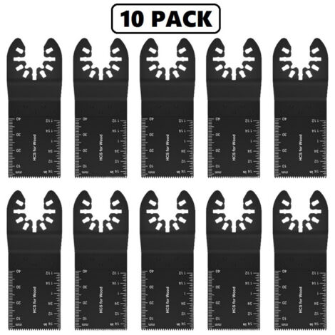 Outil multifonction Starlock, 10 lames de scie oscillantes, outils bimétalliques pour outil multifonction Starlock