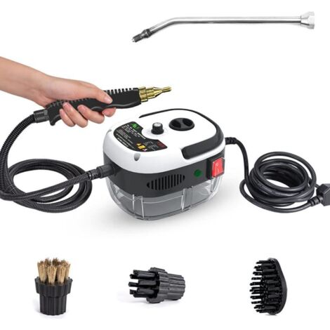 Nettoyeur vapeur 2500 W, nettoyeur vapeur électrique haute pression pour voiture, blanc (1/5)