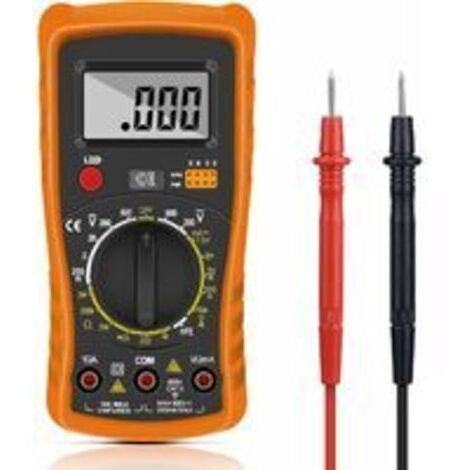Rwoythk – Multimètre numérique automatique – Mesure tension, résistance, continuité, diodes – Indice de sécurité CAT III – Usage professionnel en laboratoire (1/5)