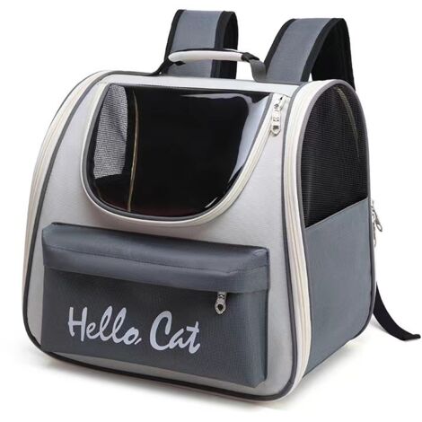 Sac à dos de transport pour chat, format capsule, bien ventilé (1/5)