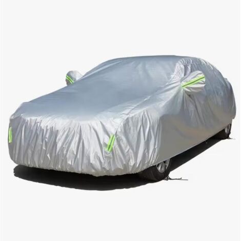 Housse de voiture extérieure, imperméable, anti-poussière, anti-neige et résistante aux UV, format berline (1/5)