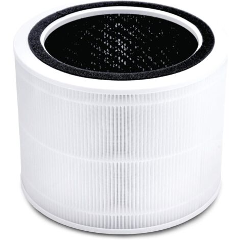 Filtre purificateur d'air 200S-RF, 3 en 1 HEPA 1. Charbon actif haute efficacité, blanc (1/5)