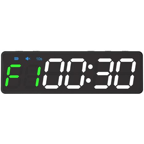 Minuteur LED pour entraînement en salle de sport, chronomètre d'entraînement par intervalles, compte à rebours. (1/5)