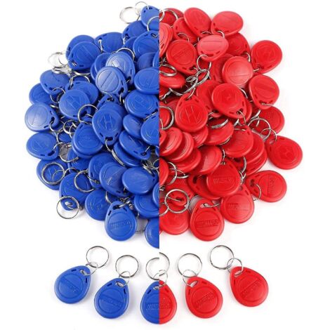 50 détecteurs de proximité 125 kHz Carte RFID avec porte-clés pour système de contrôle d'accès (1/5)