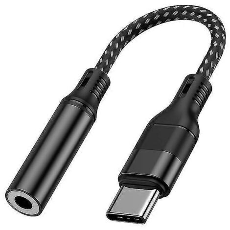 Adaptateur USB-C pour casque audio, adaptateur USB-C vers auxiliaire, interface audio USB (1/4)