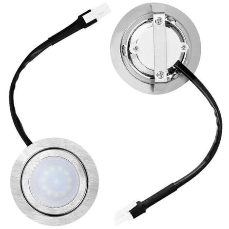 2 ampoules LED pour hotte aspirante, en acier inoxydable, remplacement pour hotte encastrée