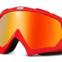 Lunettes de motocross, lunettes de moto anti-UV, lunettes de motocross, lunettes à verres rouges