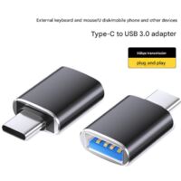 LYERCW - Adaptateur USB Type-C vers USB - Adaptateur OTG - Convertisseur USB pour téléphone portable - Convertisseur USB 3.0