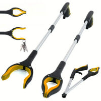 LYERCW - Pince à déchets KY-Tech 81 cm pour adultes, pliable et aimantée, idéale pour les personnes handicapées (jaune).