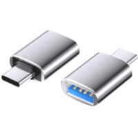 LYERCW - Adaptateur USB Type-C vers USB - Adaptateur OTG - Convertisseur USB pour téléphone portable - Convertisseur USB 3.0