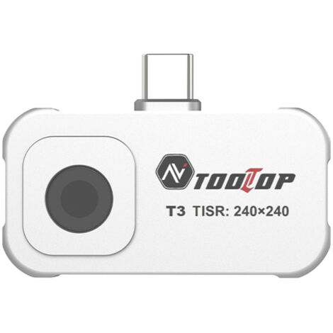 Caméra thermique, résolution améliorée 240 × 240, caméra infrarouge 25 Hz, USB-C, enregistrement photo et vidéo, plage de température de -20 °C à 550 °C