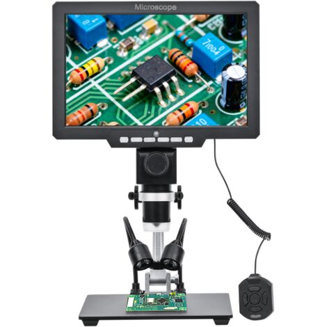 Microscope numérique G2000 10,1 pouces 1080p Full HD 2000x 12 MP écran LCD inspection soudure PC (1/5)