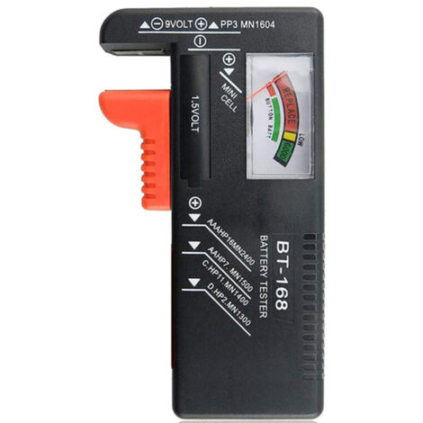 Indicateur de capacité de batterie portable, testeur de niveau de batterie au lithium compact, voltmètre de batterie, détecteur de tension de batterie (1/5)